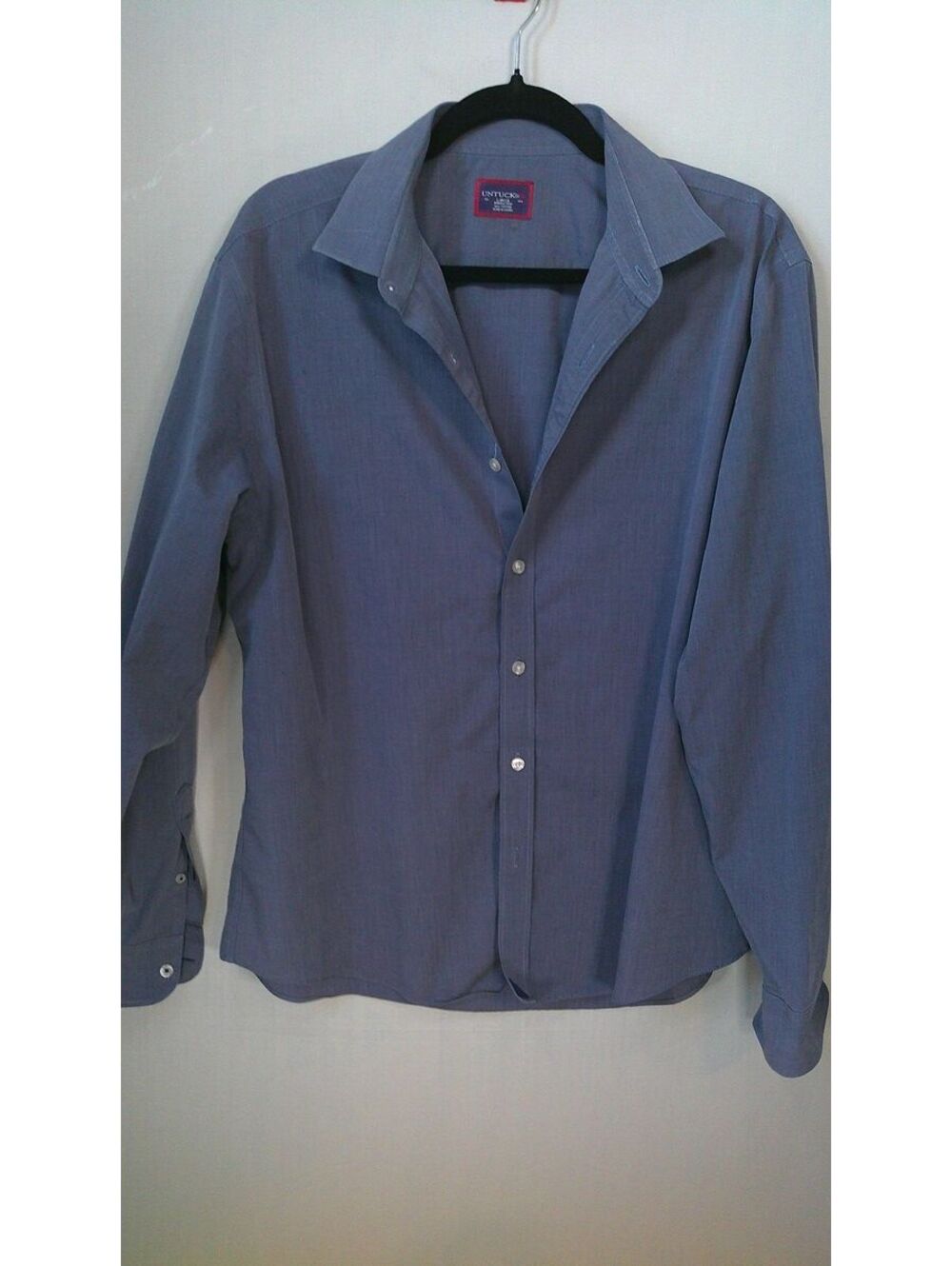 UNTUCKit Men's Dark Gray Button-Up Shirt